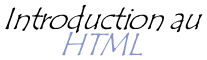 introduction au HTML