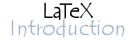 Introduction à LaTeX